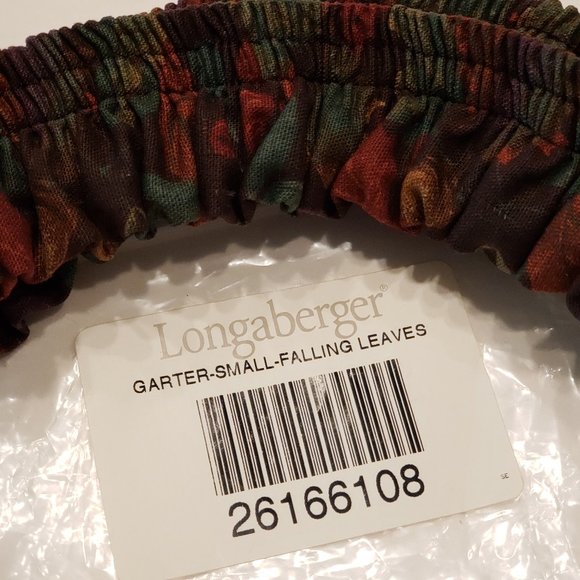 Longaberger Small Garter Falling Leaves - Picture 5 of 5